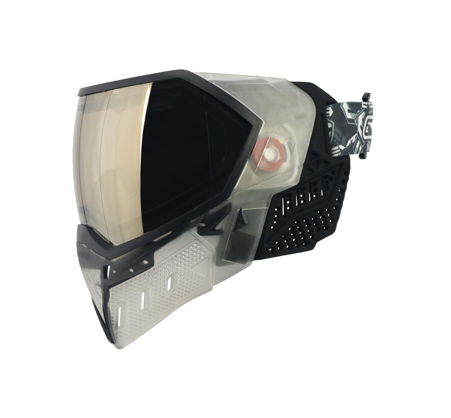EVS Crystal SE Transparent/Noir avec lentille HD noire chromée