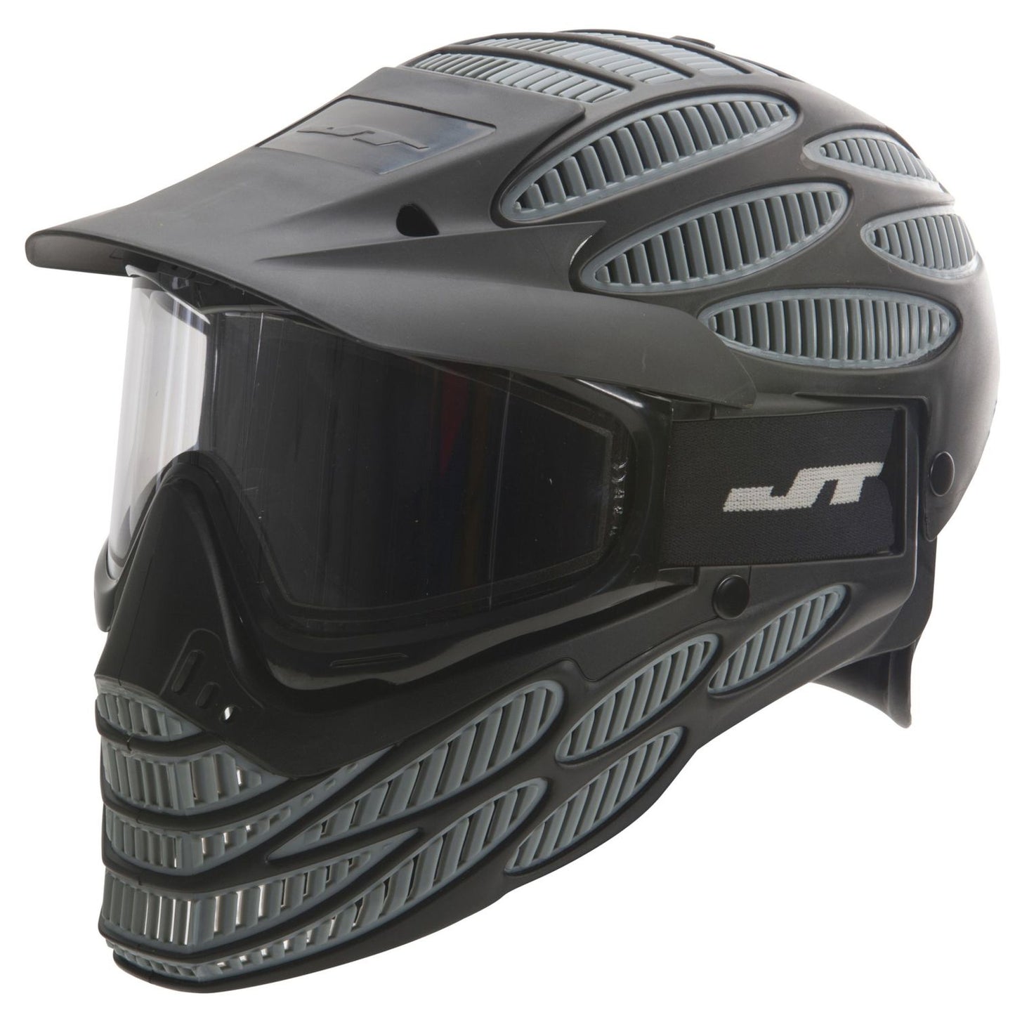 JT Flex 8 Black/Grey Full Cover Paintball Mask