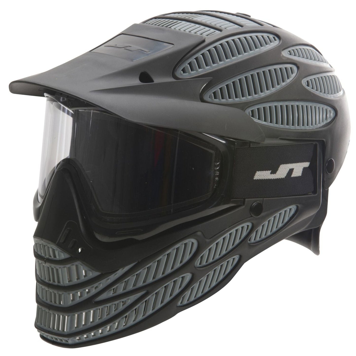 Máscara de paintball de cobertura completa JT Flex 8 negra/gris