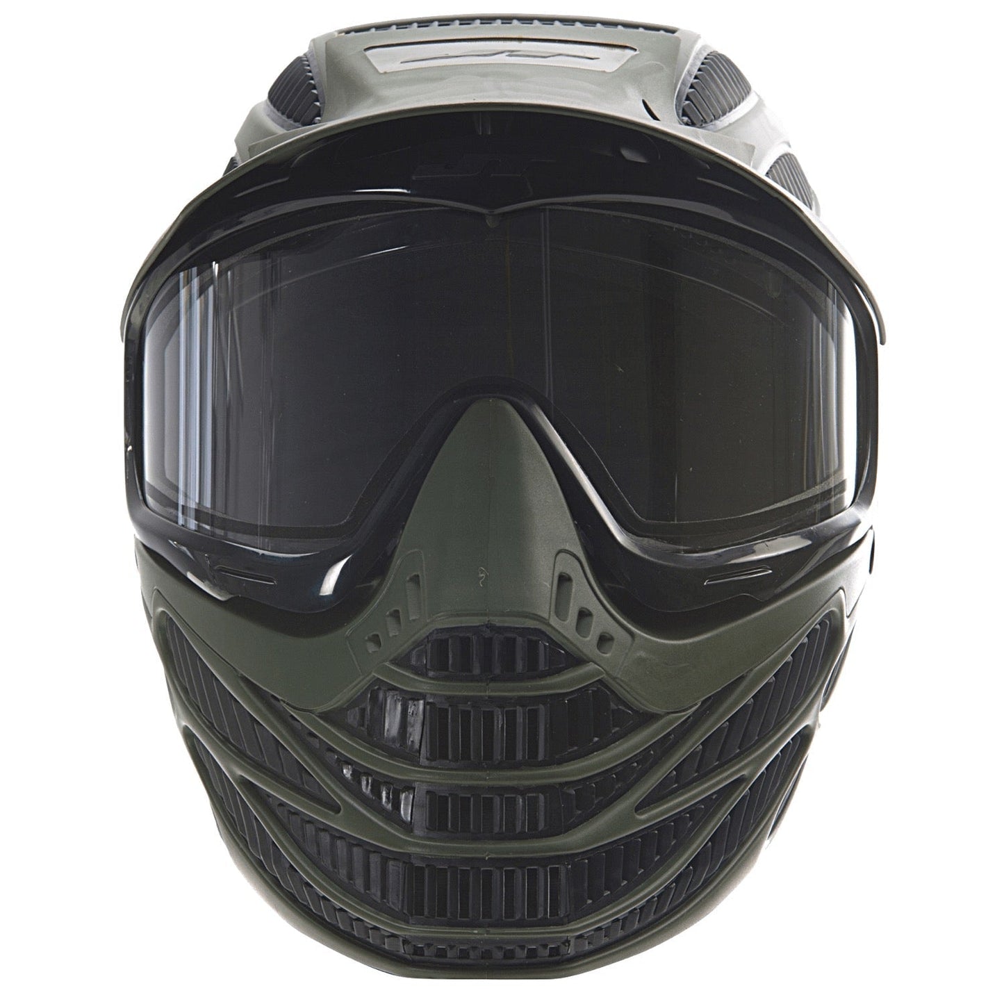 Máscara de paintball JT Flex 8 - Verde oliva - Cobertura completa