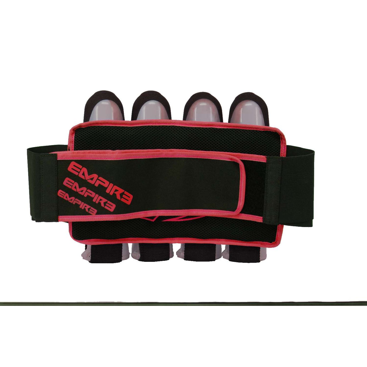 Arnés Empire Omega 4 Pod - Negro con rojo