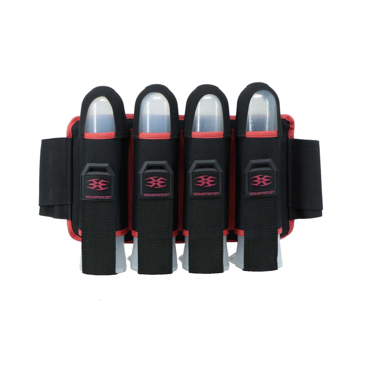Arnés Empire Omega 4 Pod - Negro con rojo