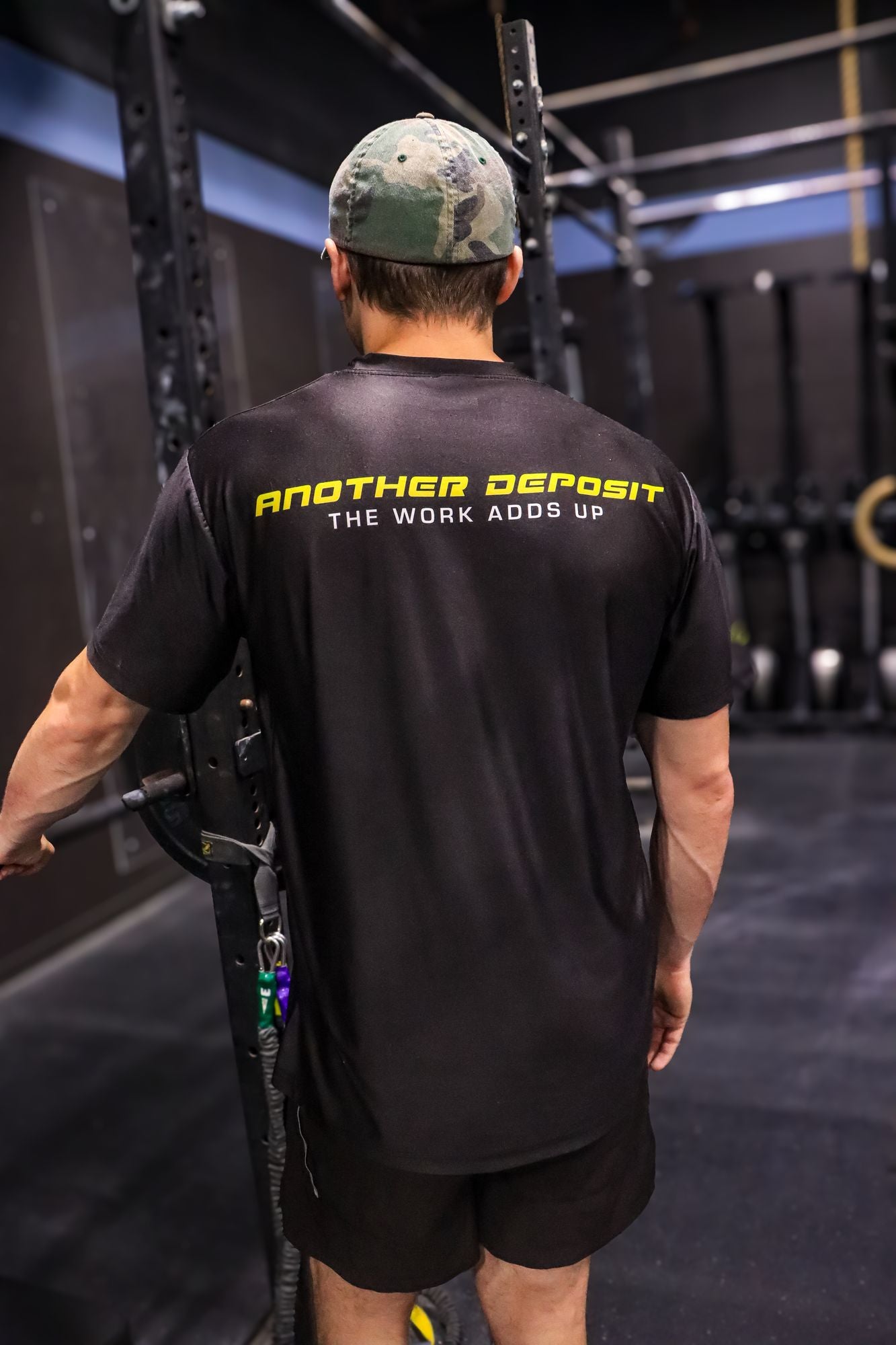 MTGR Another Deposit Work Hard Stretchy Soft T-shirt