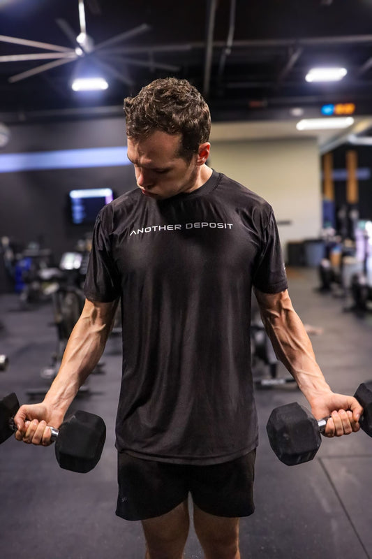 MTGR Another Deposit Work Hard Stretchy Soft T-shirt