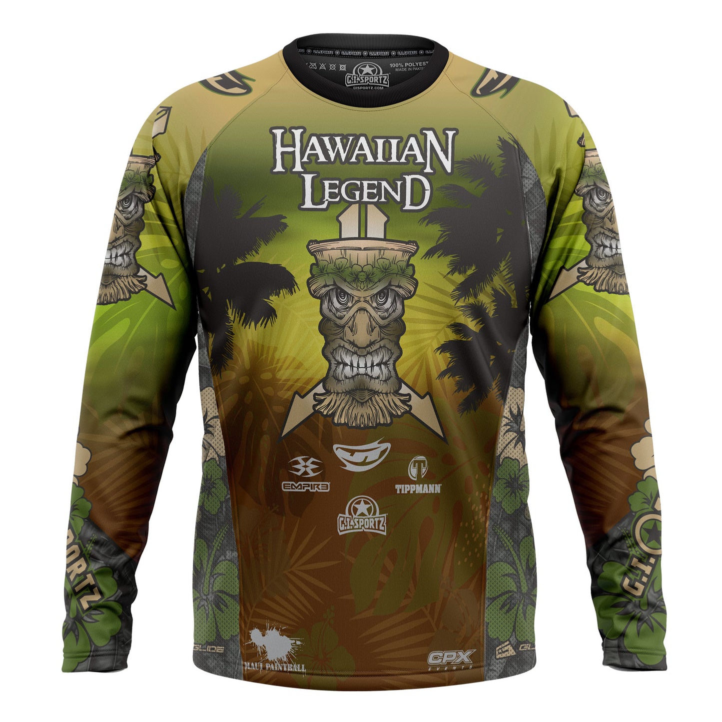 Maillot professionnel Woodsball Odyssey des légendes hawaïennes