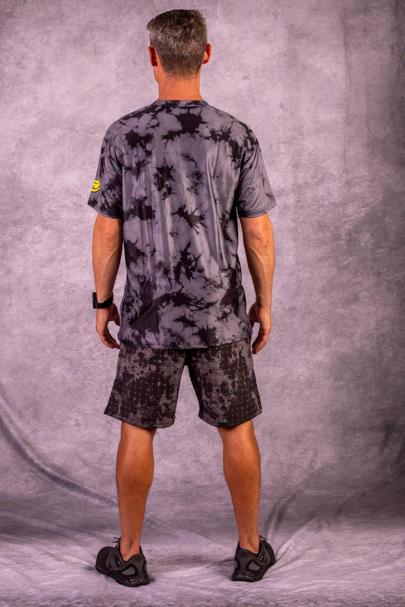 JT Stretch Air T-Shirt - Acid Drop - Black / Grey