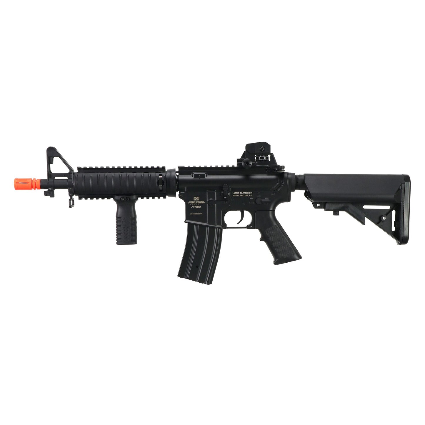 Kit de fusil Airsoft AEG Air Raid AR6BB avec engrenages entièrement métalliques - Noir