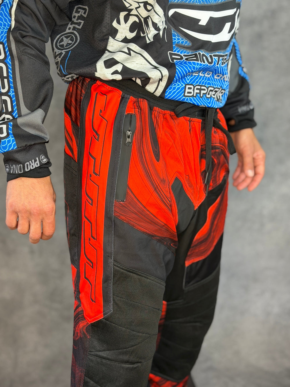 JT CMDR Jogger - Marble - Red / Black (Away)