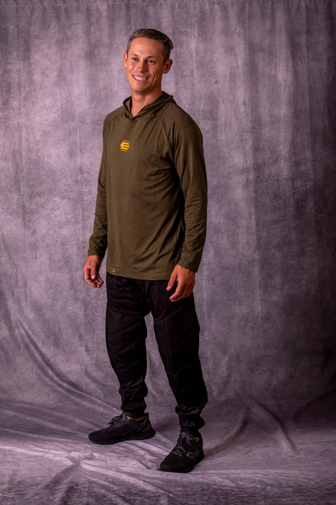Empire Venture Breeze Hoodie - Pine - Orange