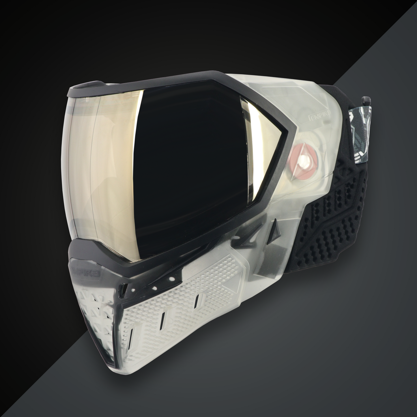 EVS Crystal SE transparente/negro con lente cromada negra HD