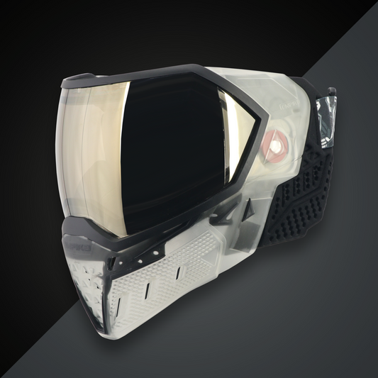 EVS Crystal SE transparente/negro con lente cromada negra HD