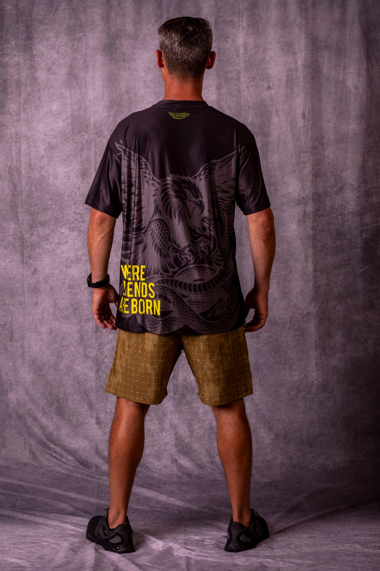 JT Stretchy Soft T Shirt - Eternity - Black