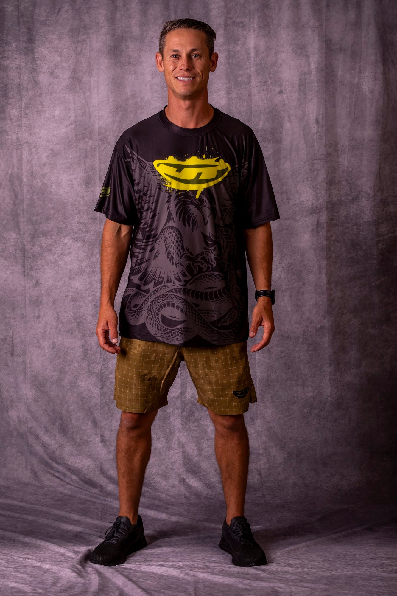 JT Stretchy Soft T Shirt - Eternity - Black