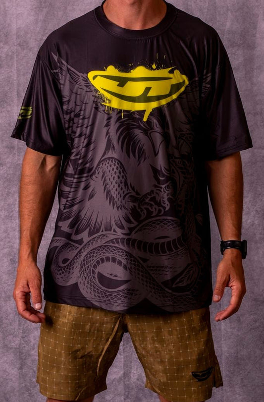 JT Stretchy Soft T Shirt  - Eternity - Black