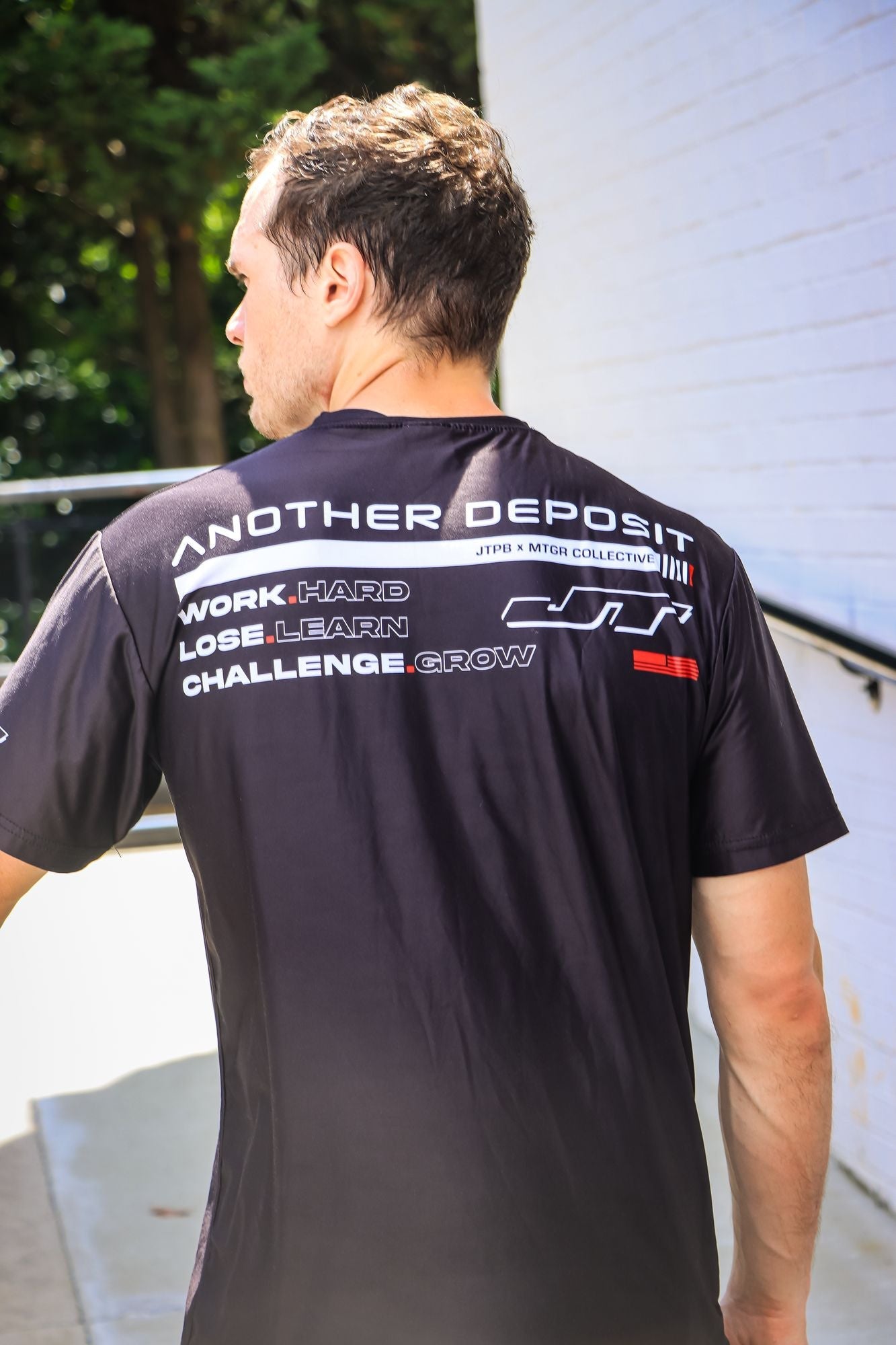 MTGR Another Deposit Work Hard Stretchy Soft T-shirt