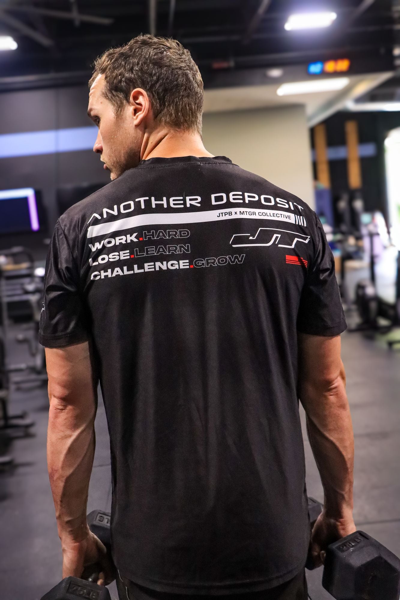 MTGR Another Deposit Work Hard Stretchy Soft T-shirt