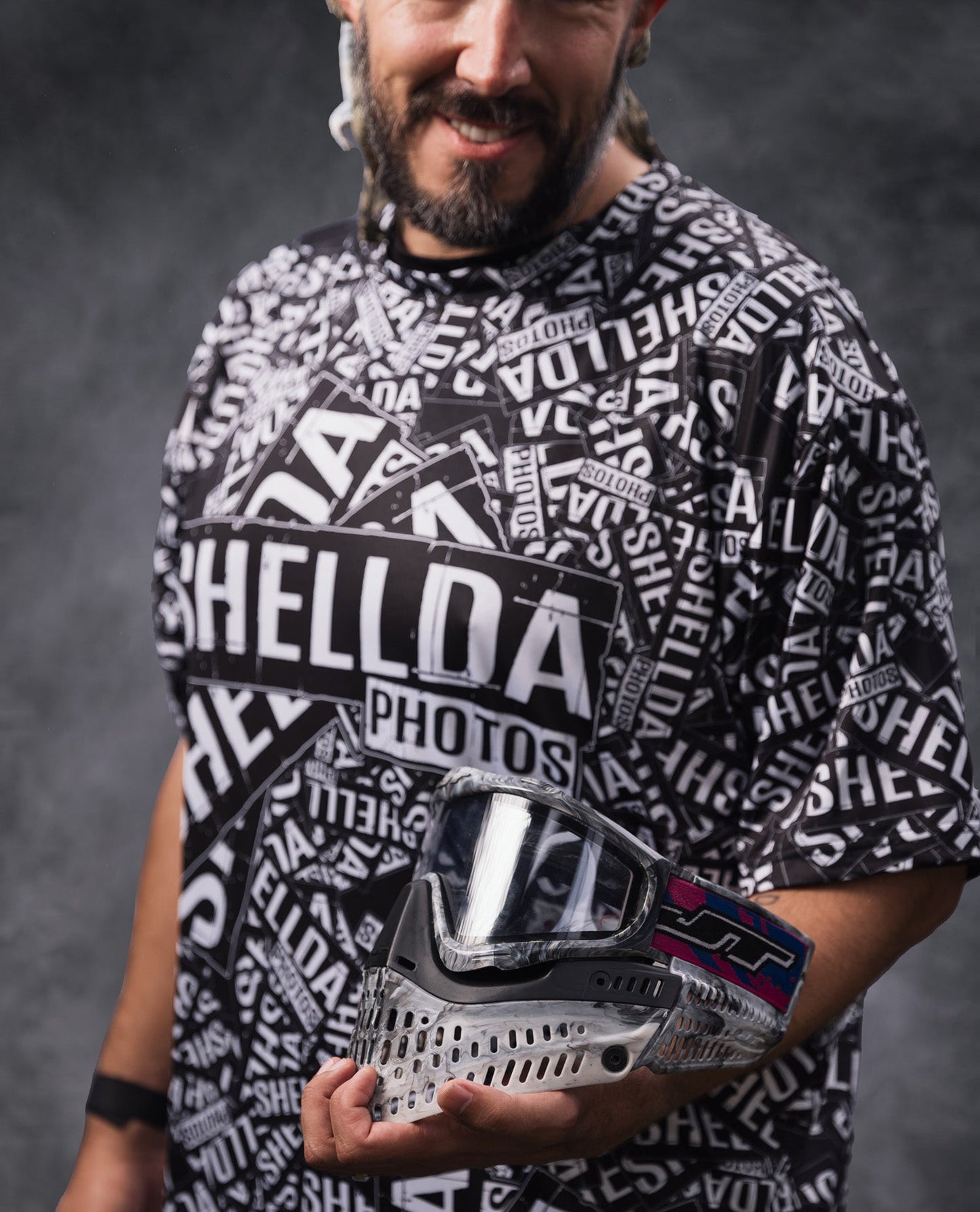 T-shirt Shellda All Over Stretch Air noir