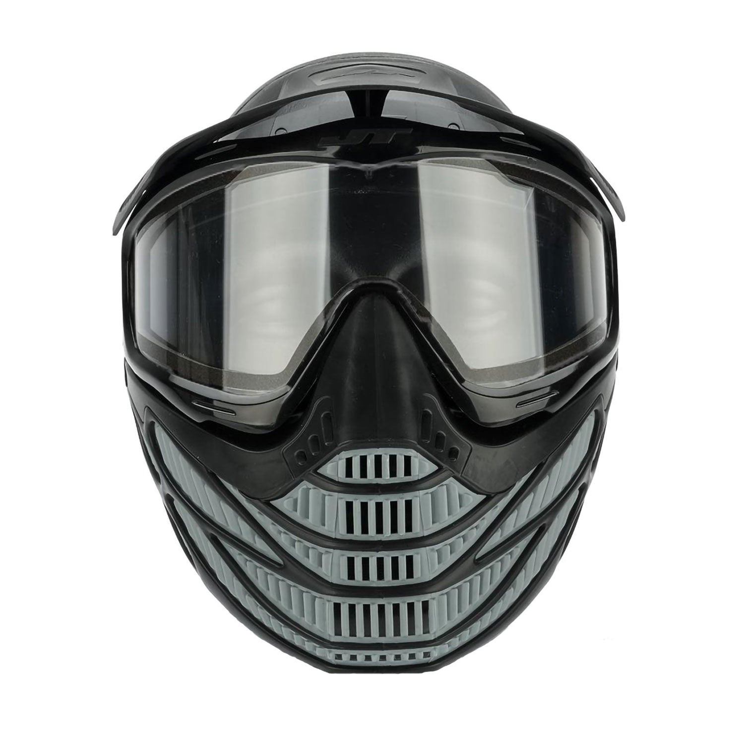jt flex 8 goggles JT Flex 8 Black/Grey Paintball Mask w/ Clear Thermal Lens