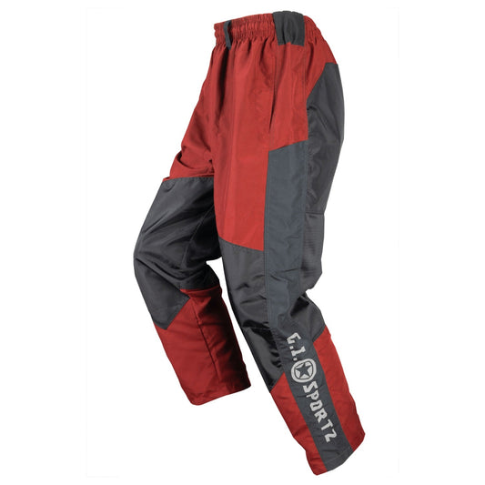 Pantalon de paintball GI Sportz Grind - Noir/Rouge