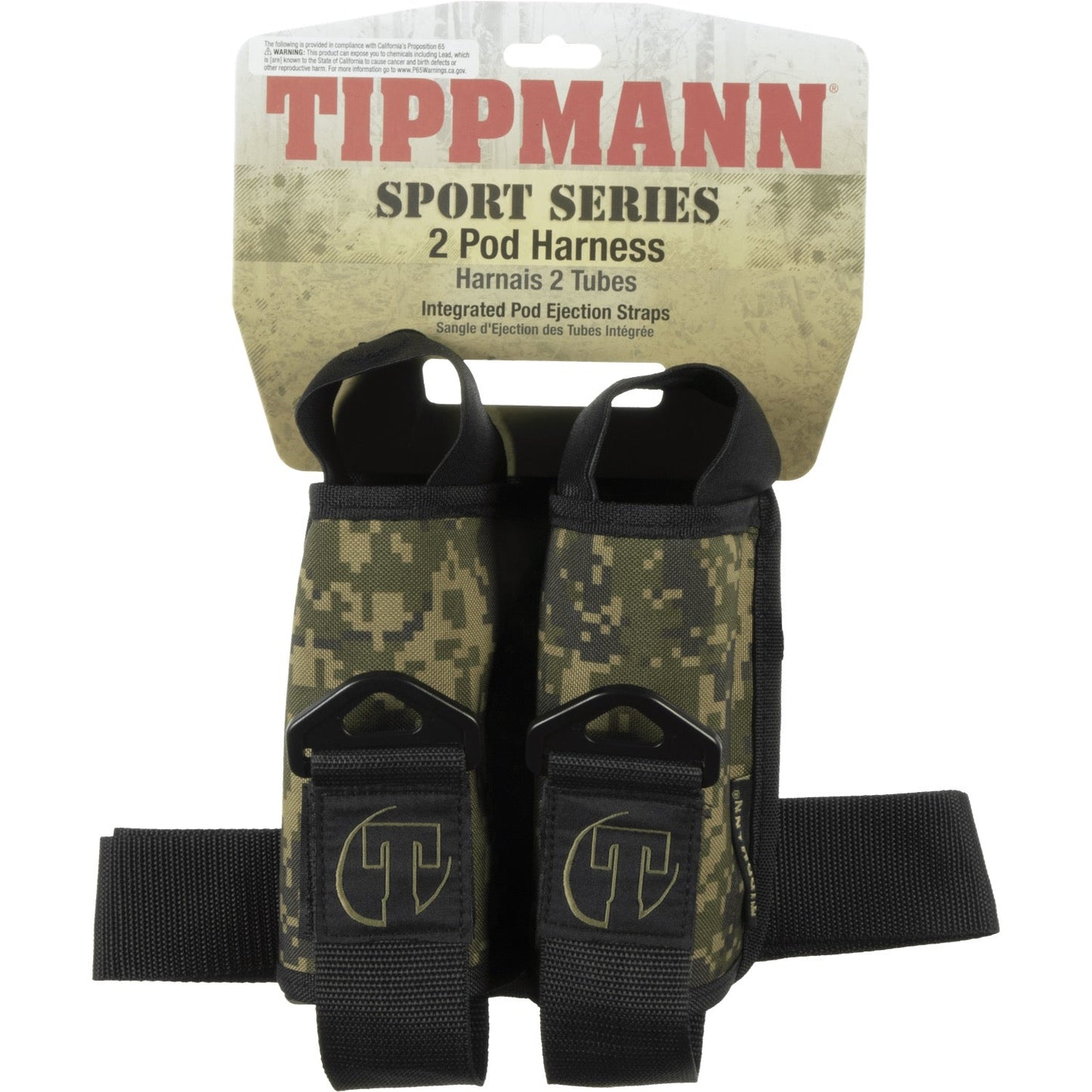 Harnais de paintball Tippmann Sport Series Digi Camo à 2 modules