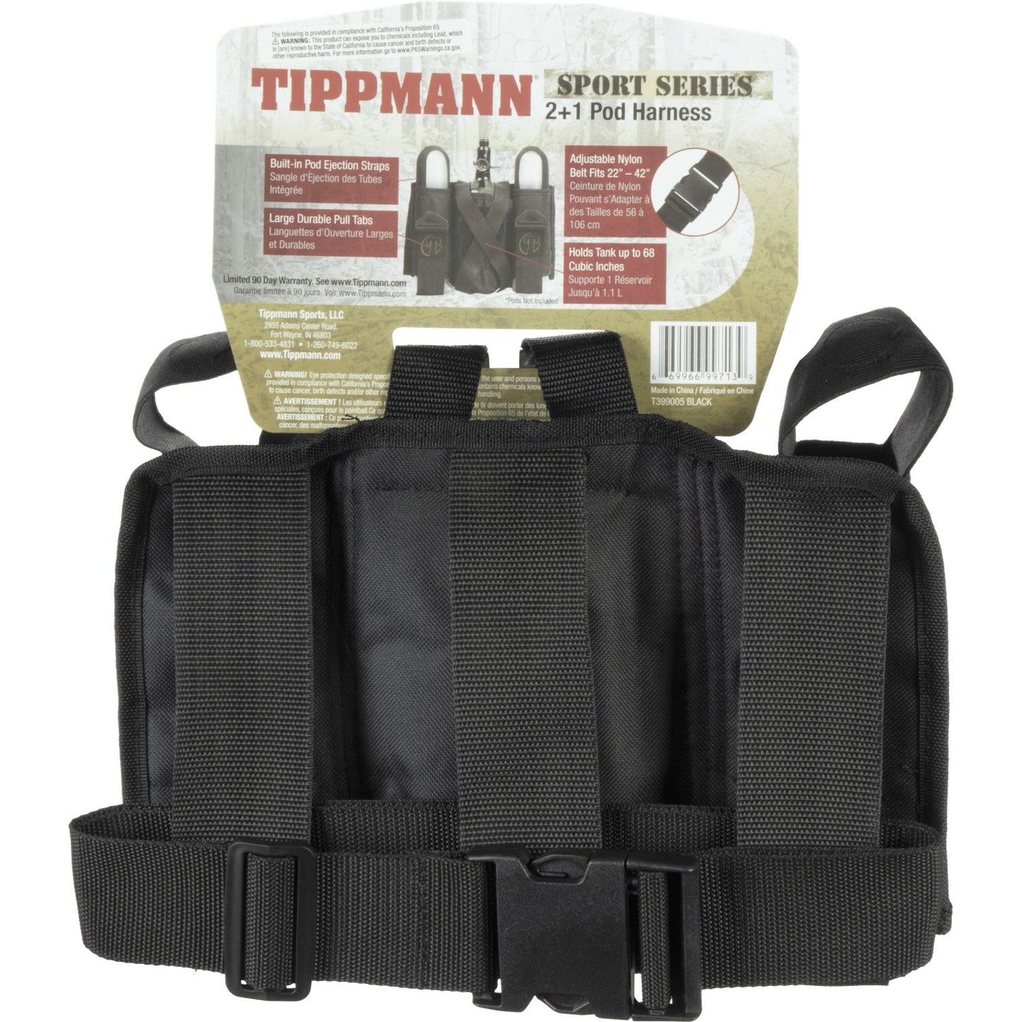 Arnés de paintball Tippmann Sport Series 2+1