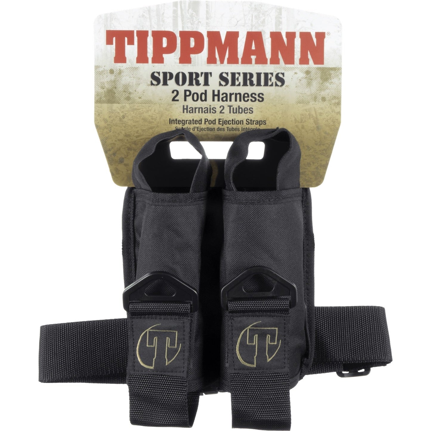 Harnais de paintball Tippmann Sport Series 2-Pod - Noir