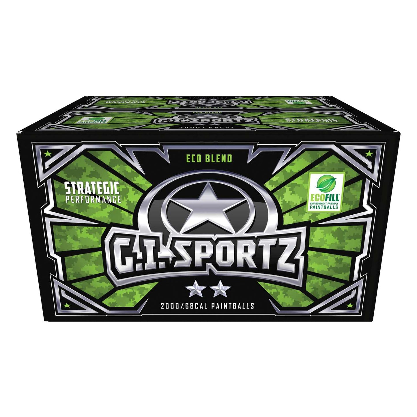 G.I. Sportz 2-STAR Paintballs - 2000ct