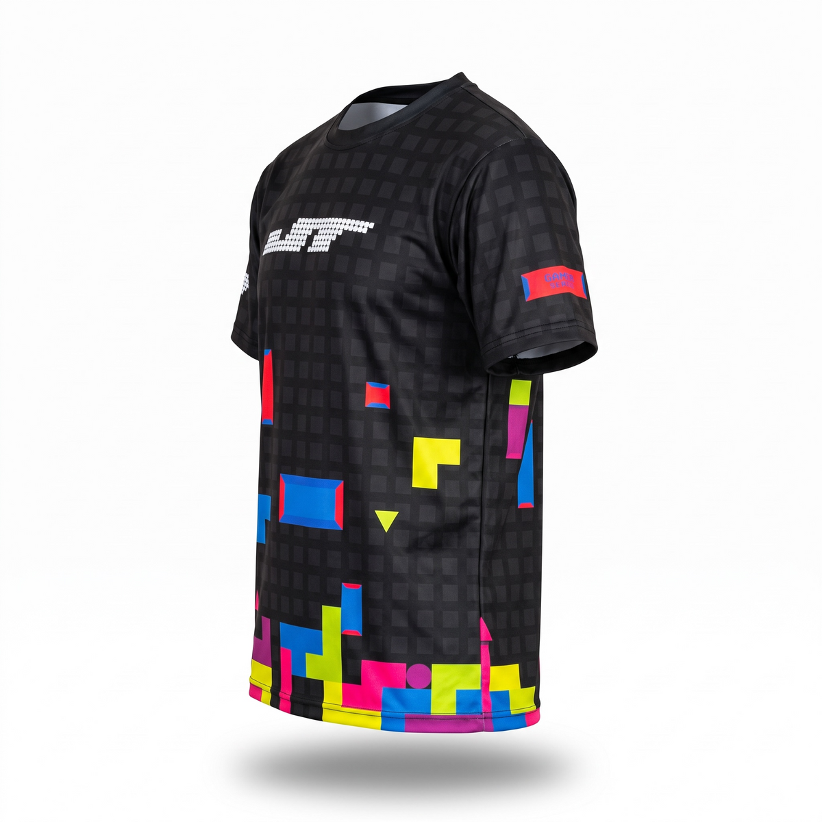 JT Stretchy Soft T Shirt  - Gamer Series - Tetris