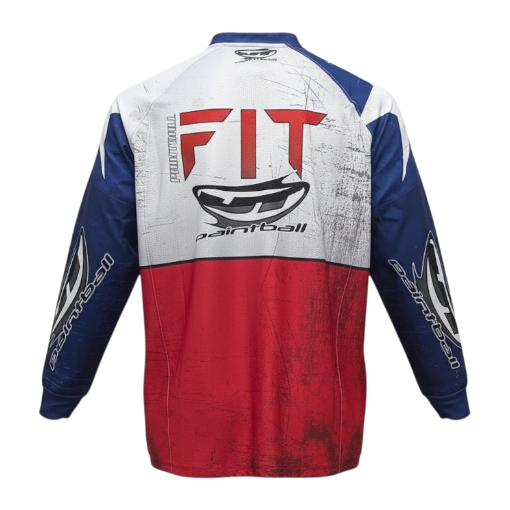 JT Contact 2.0 Jersey - PB FIT - white / Red