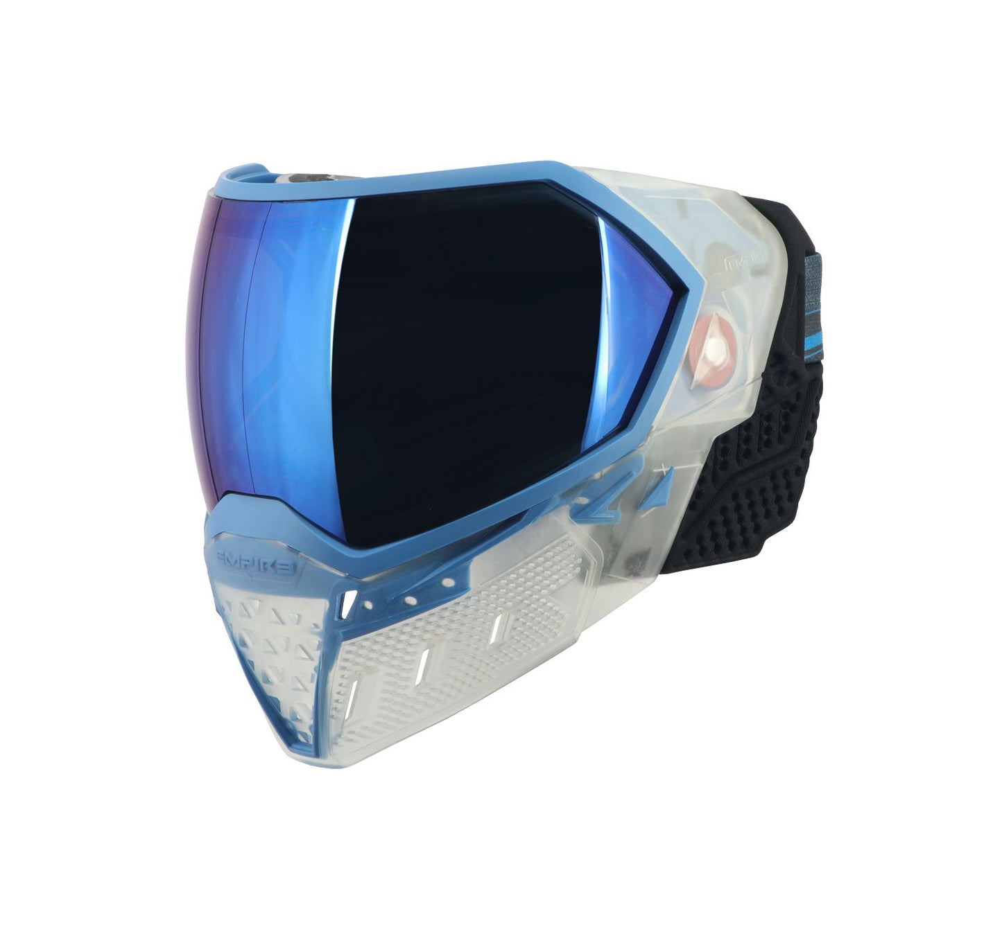 EVS Crystal SE Clear/Blue w/ Blue Mirror Lens