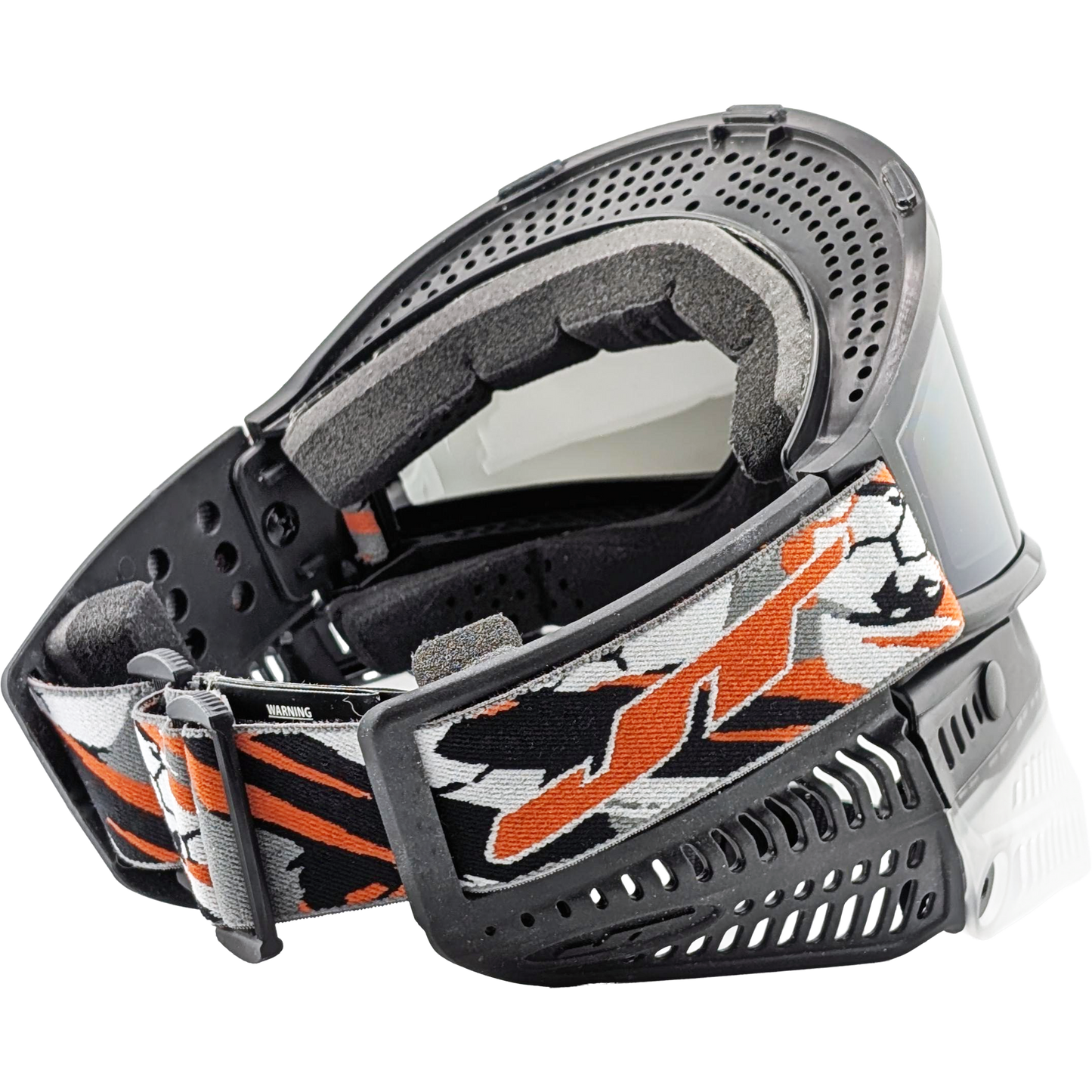 JT Orange Moto Woven Goggle Strap