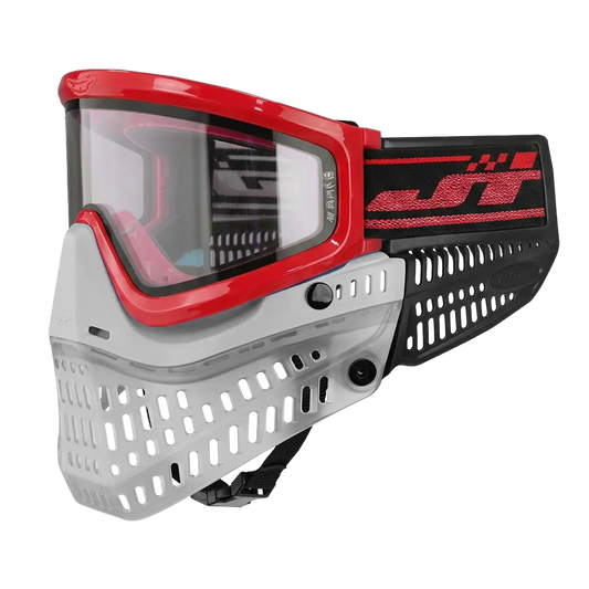 JT QLS - Brimstone Red w Clear Lens and Strap