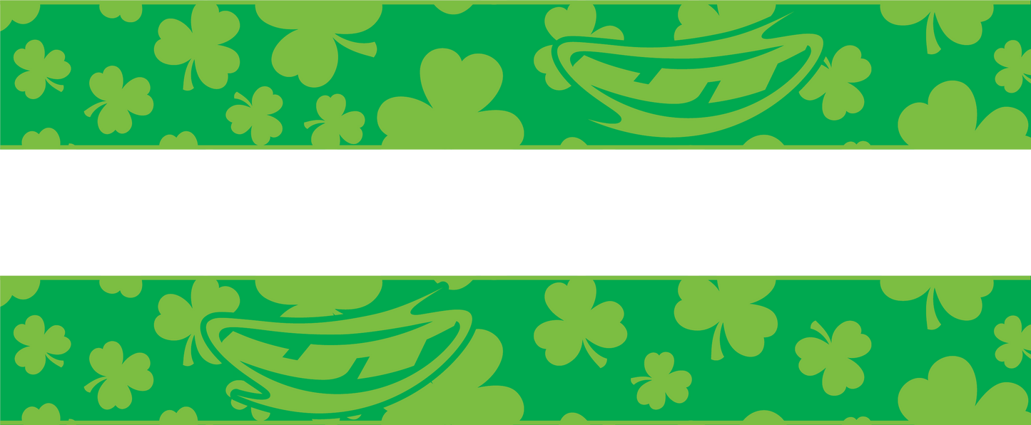 JT St Patrick's Day Woven Goggle Strap