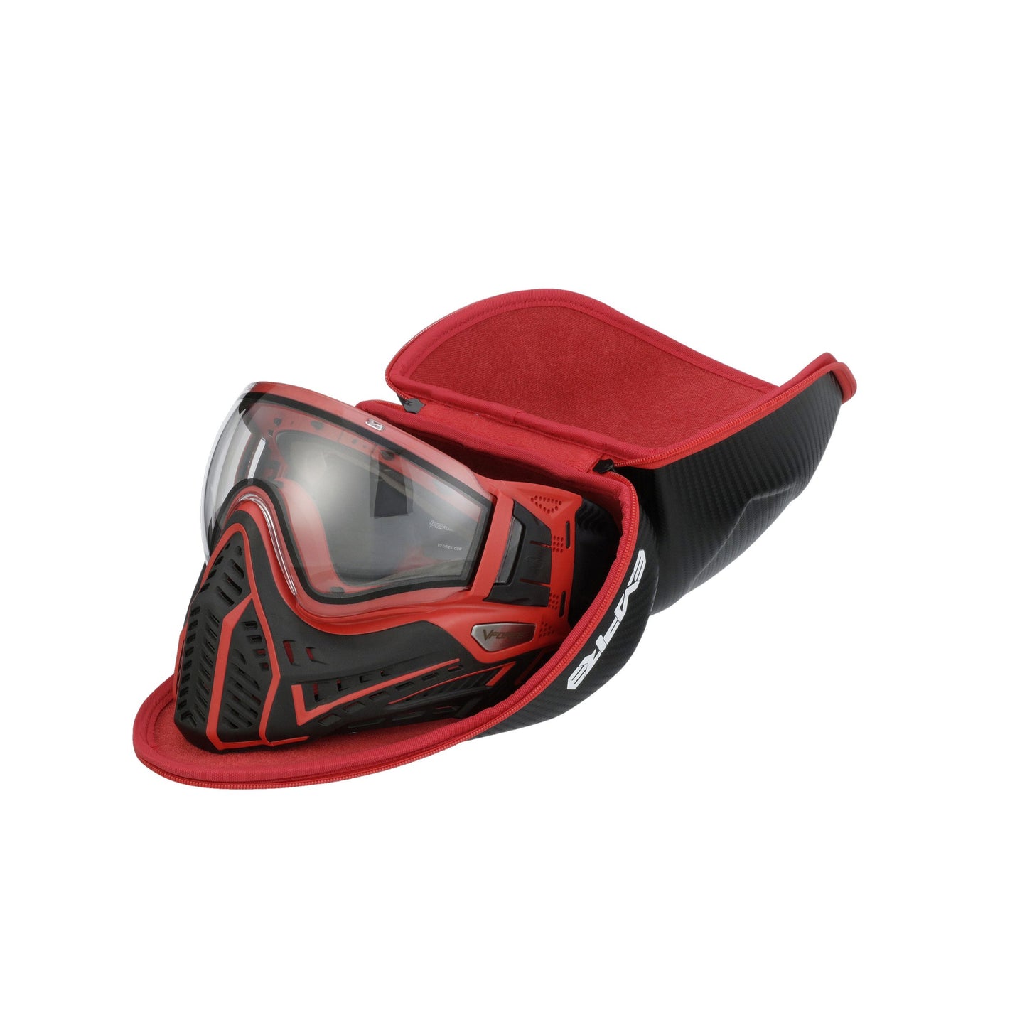 Empire Goggle Case - Black/Red