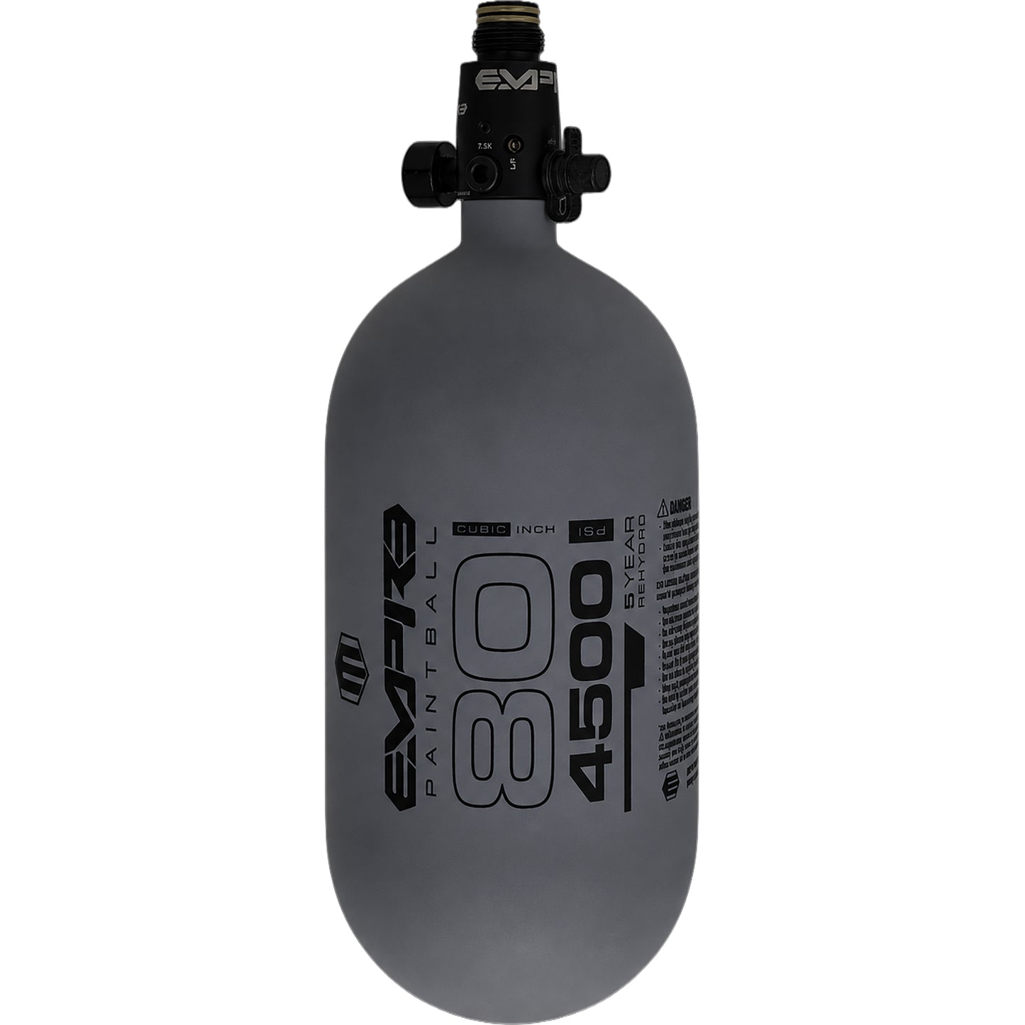 Empire Ultra Light Tank With FLO PRO - 80ci - Gray with Black Logo
