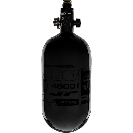 JT Ultra Light 80ci Tank w/ FLO Pro Reg - Gray with Black Logo