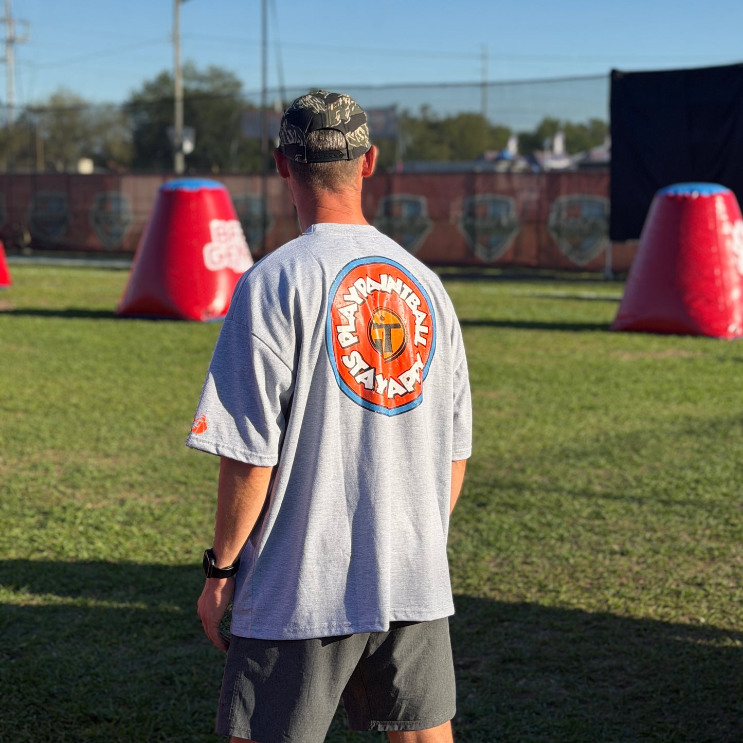 Stay Happy - Ryan Greenspan Elite Collection - Heavyweight Short Sleeve - Light Gray