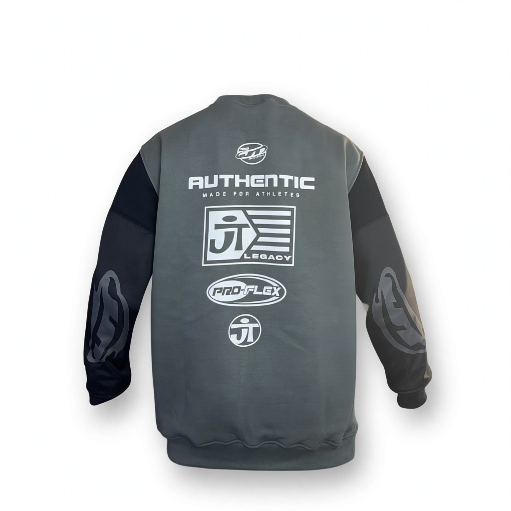 JT Grind Crewneck Sweater - Authentic - Gray
