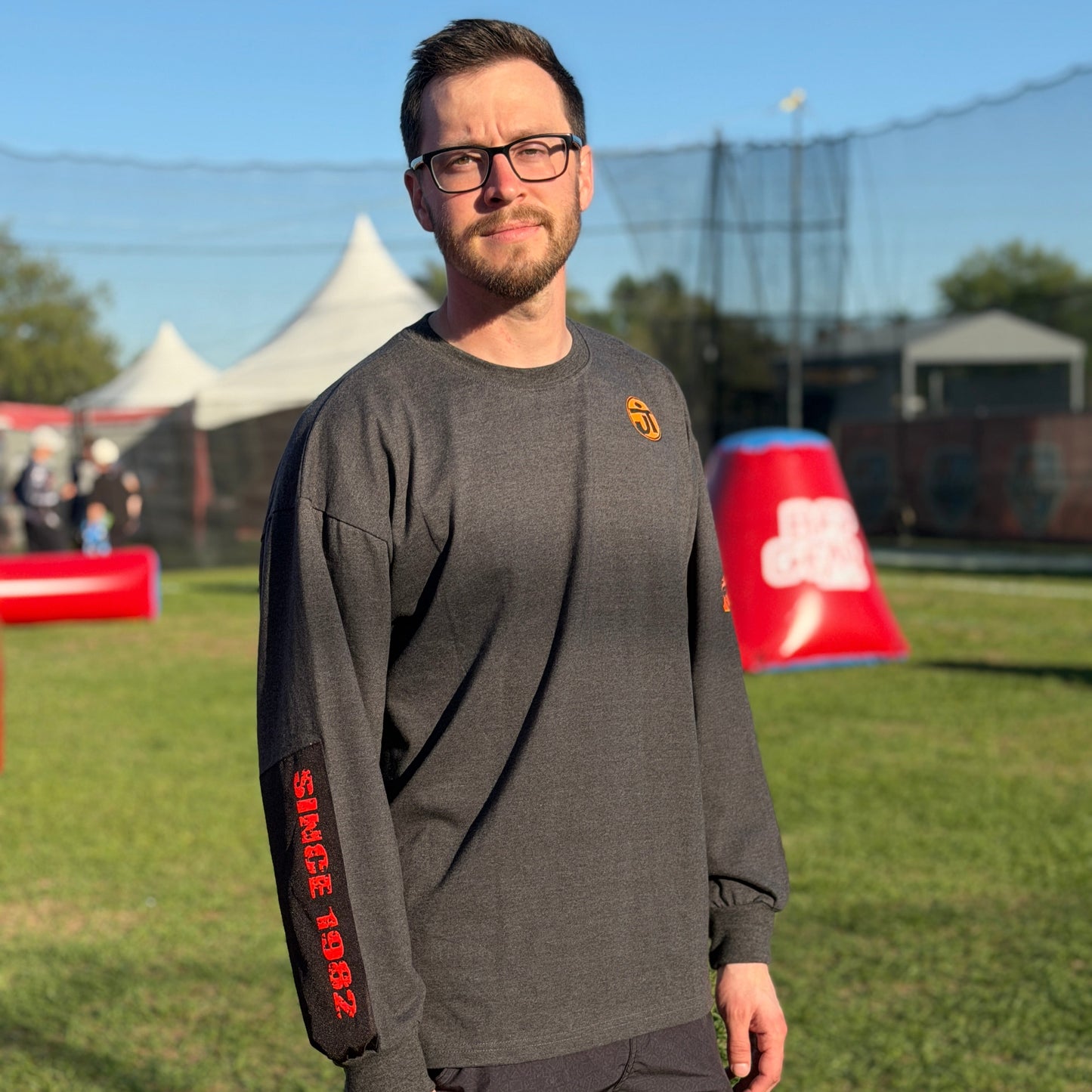 Stay Happy - Ryan Greenspan Elite Collection - Grind Heavyweight Long Sleeve - Gray