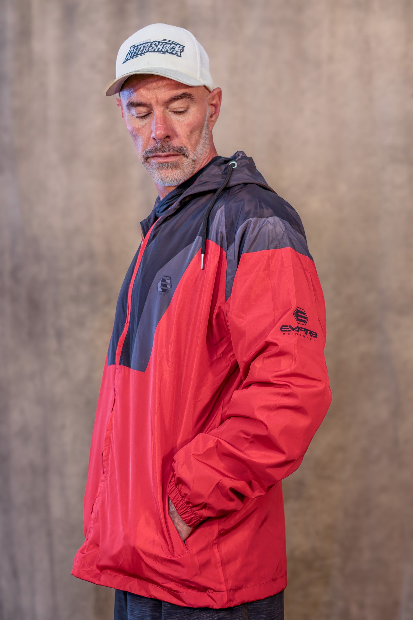 Empire Atlas Windbreaker - Red