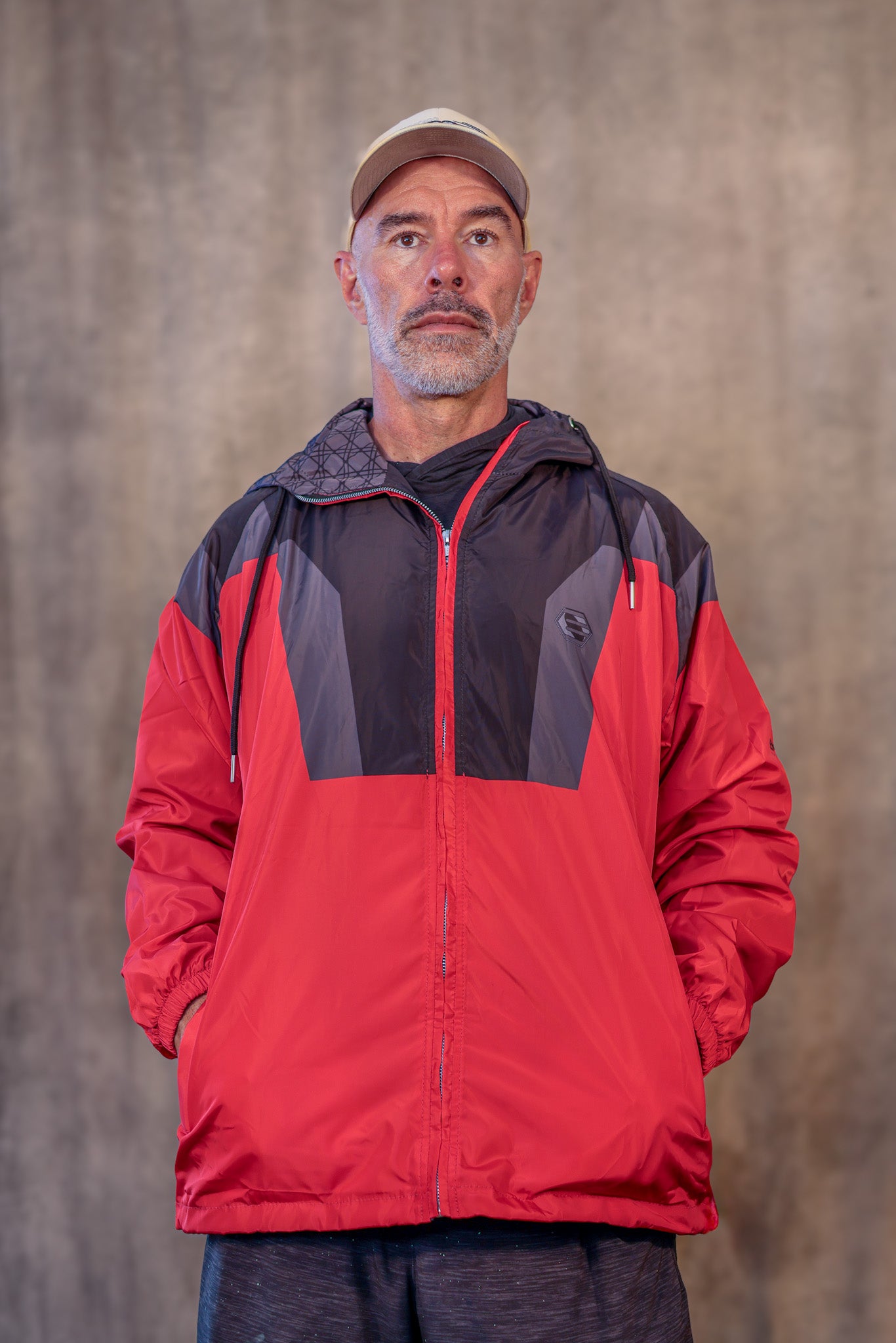 Empire Atlas Windbreaker - Red
