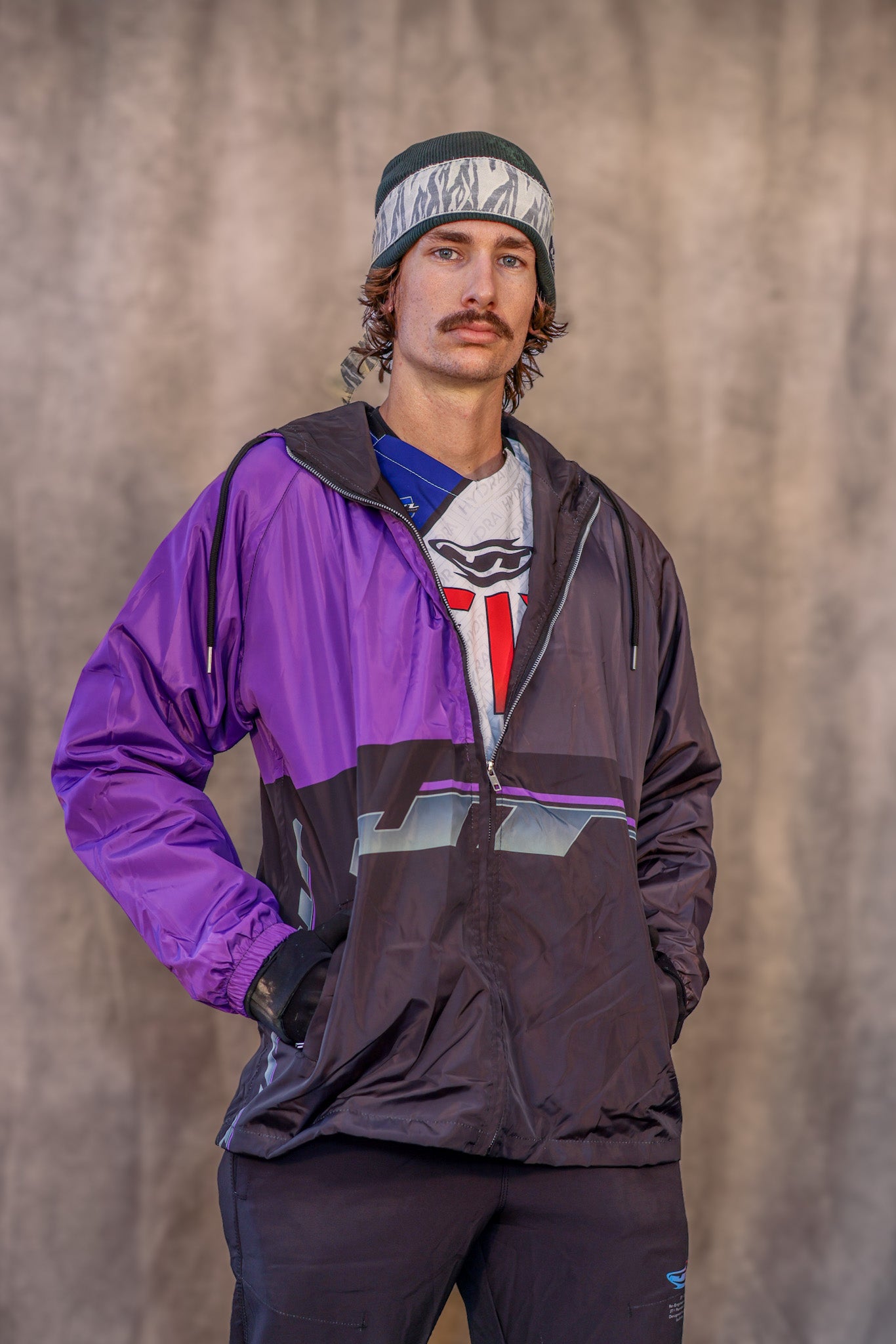 JT Atlas Windbreaker - Purple