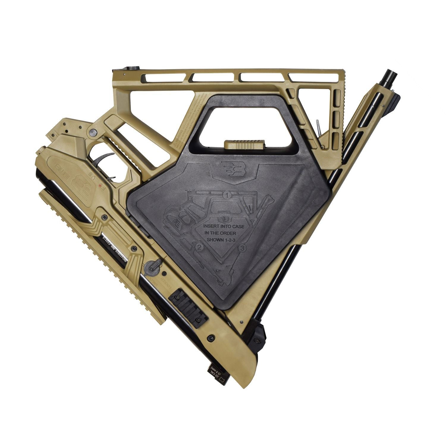 Black Bunker BM8 - Desert Tan - Thread - .22 Cal – Kore Outdoor Inc.