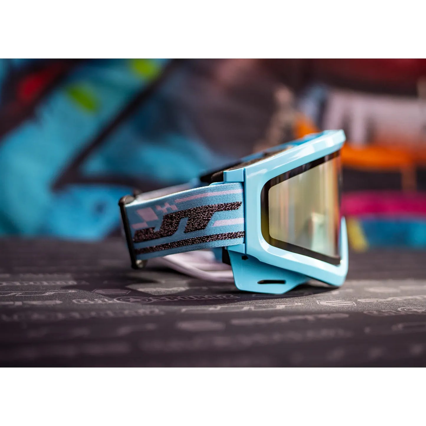 JT QLS - Carolina Blue w Clear Lens and Strap