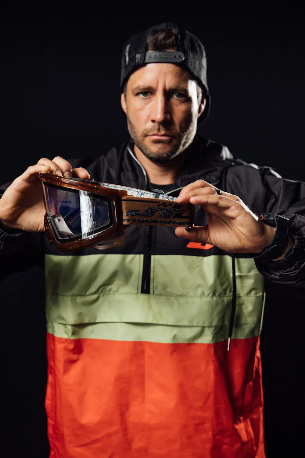 JT QLS - ICE Brown w Clear Lens and Strap