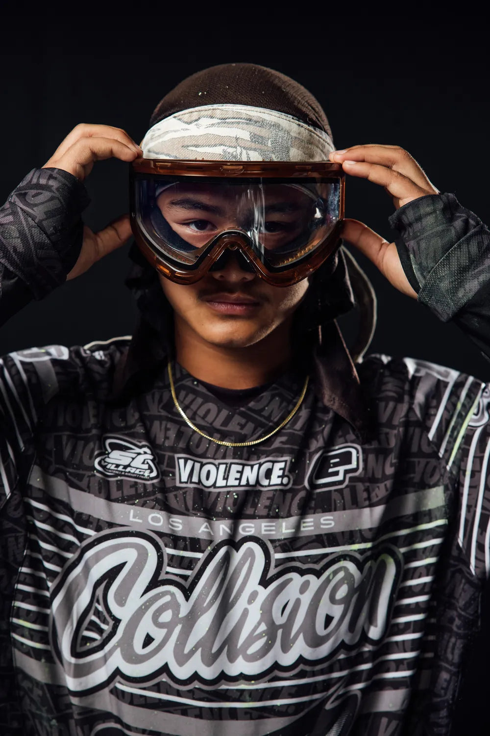 JT QLS - ICE Brown w Clear Lens and Strap