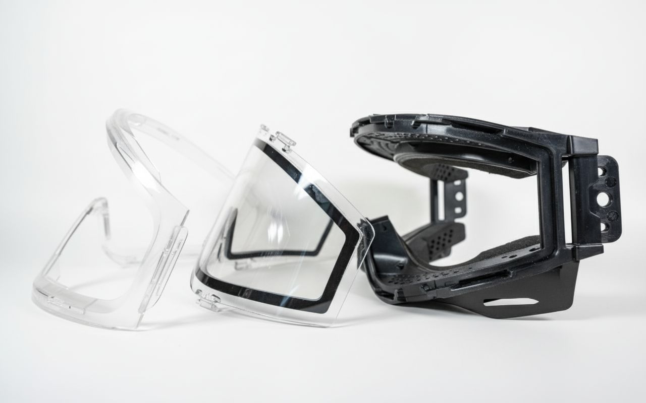 JT QLS - Black w Clear Lens and Strap