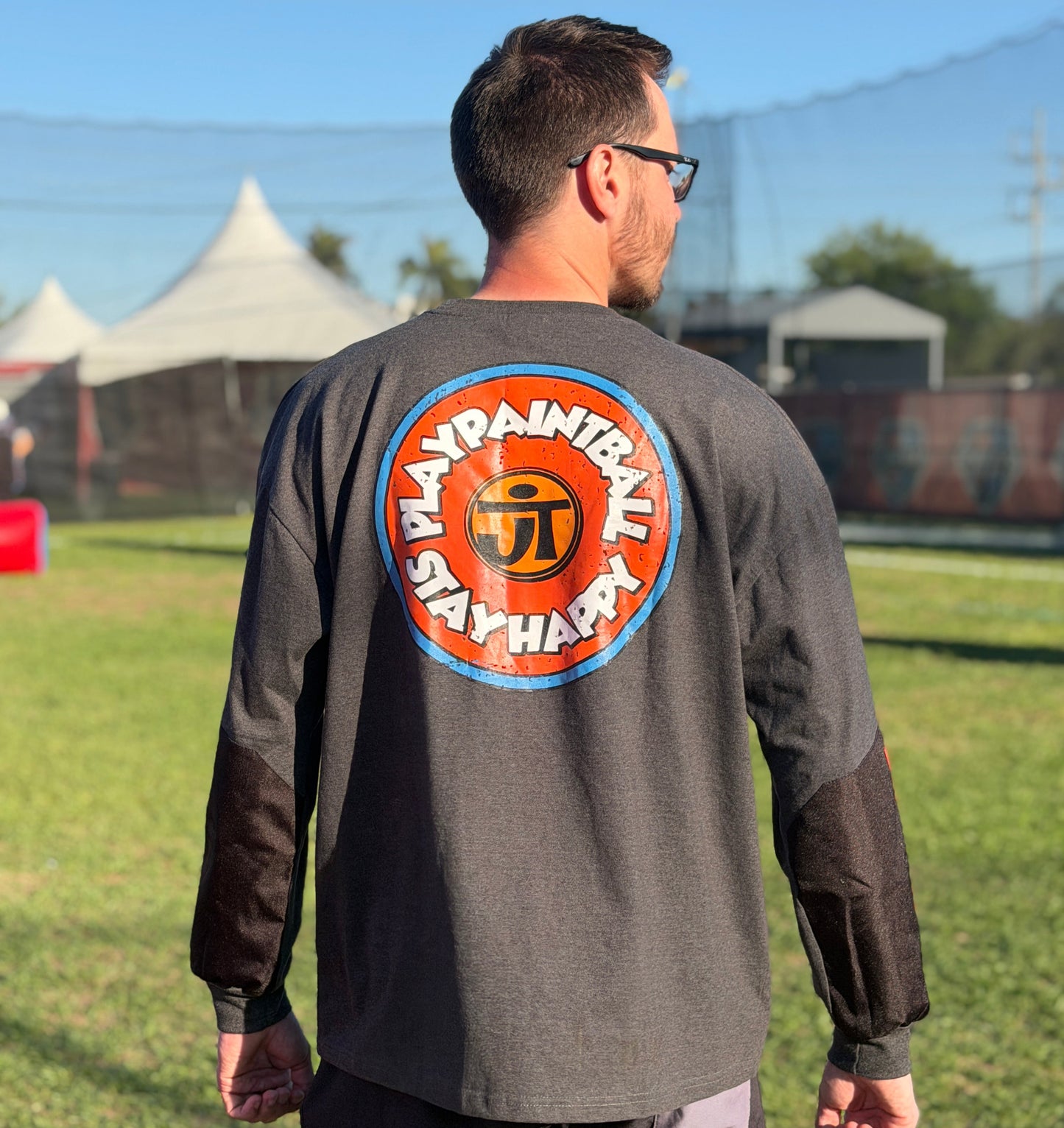 Stay Happy - Ryan Greenspan Elite Collection - Grind Heavyweight Long Sleeve - Gray