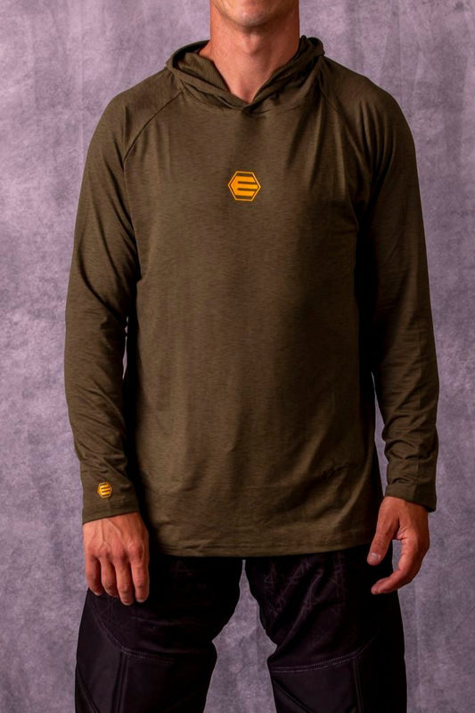 Empire Venture Breeze Hoodie - Pine - Orange