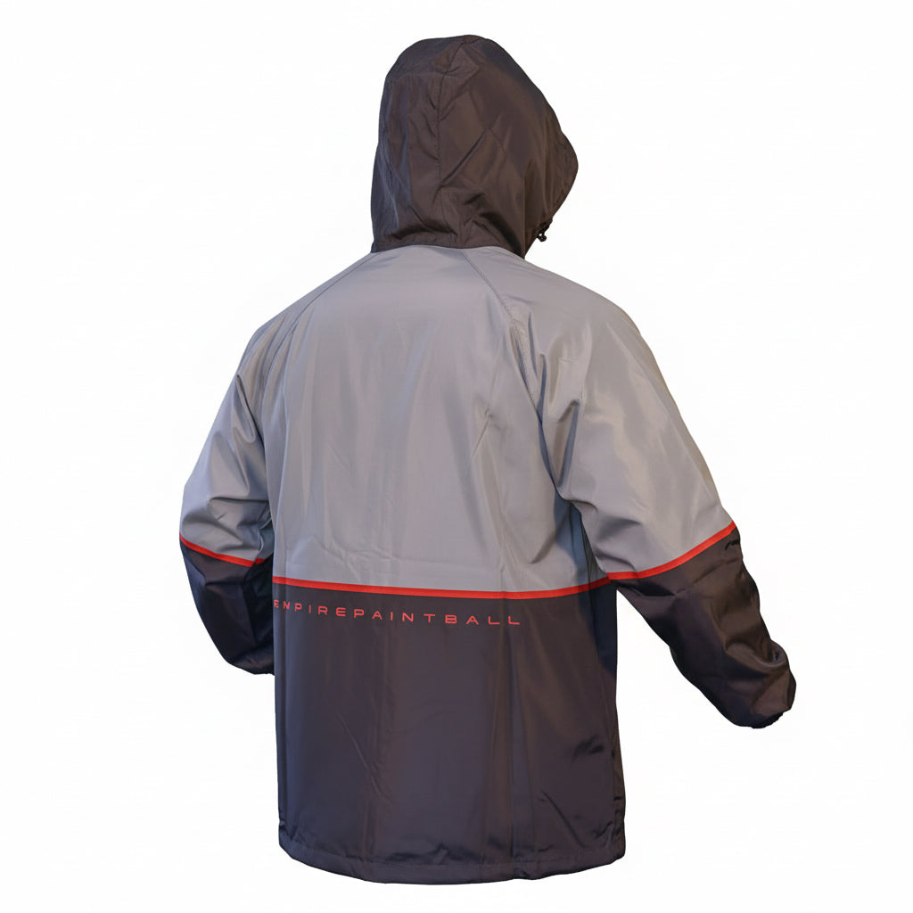 Empire Atlas Windbreaker Gray back angle